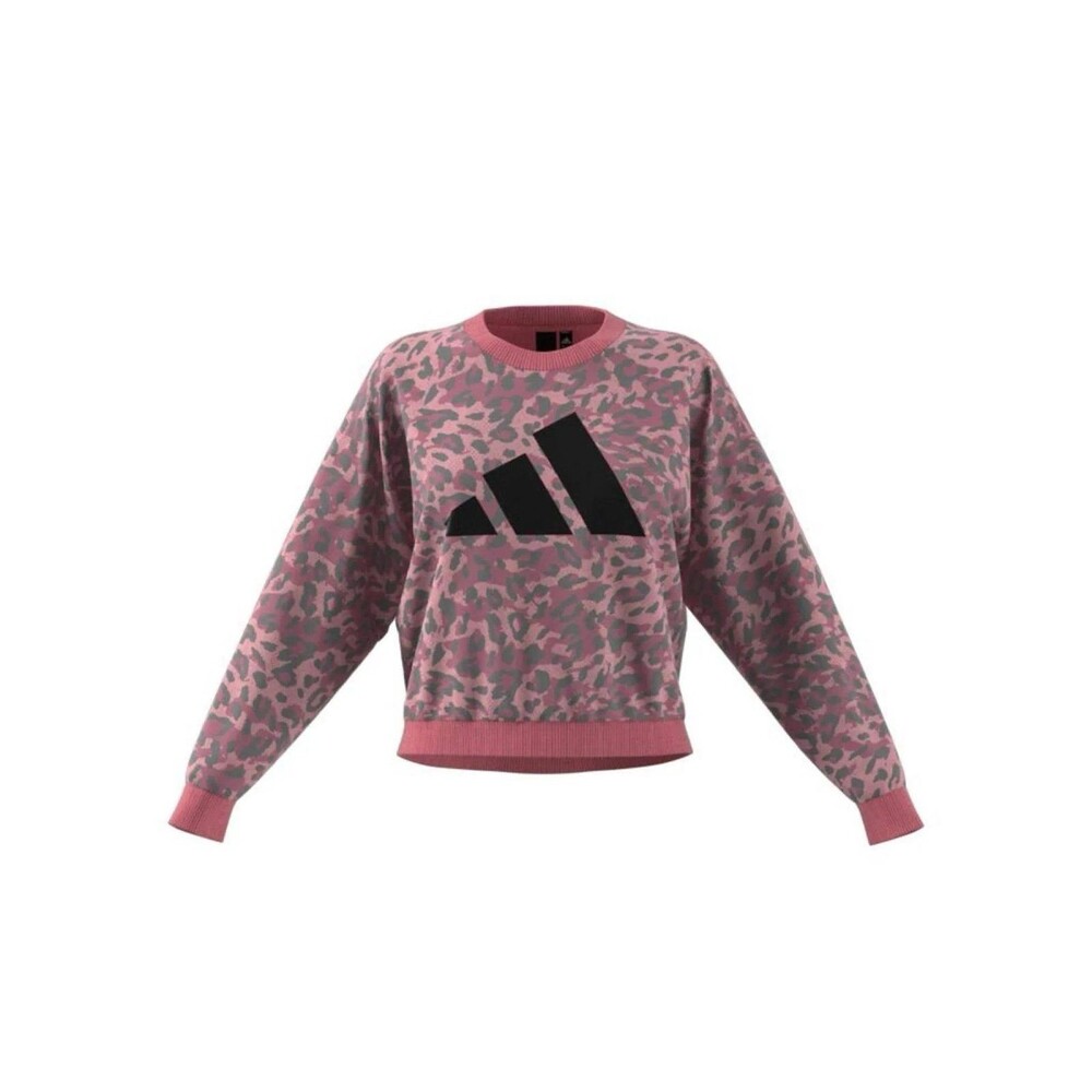 Adidas Sportswear Leopard Print Sweatshirt Size My